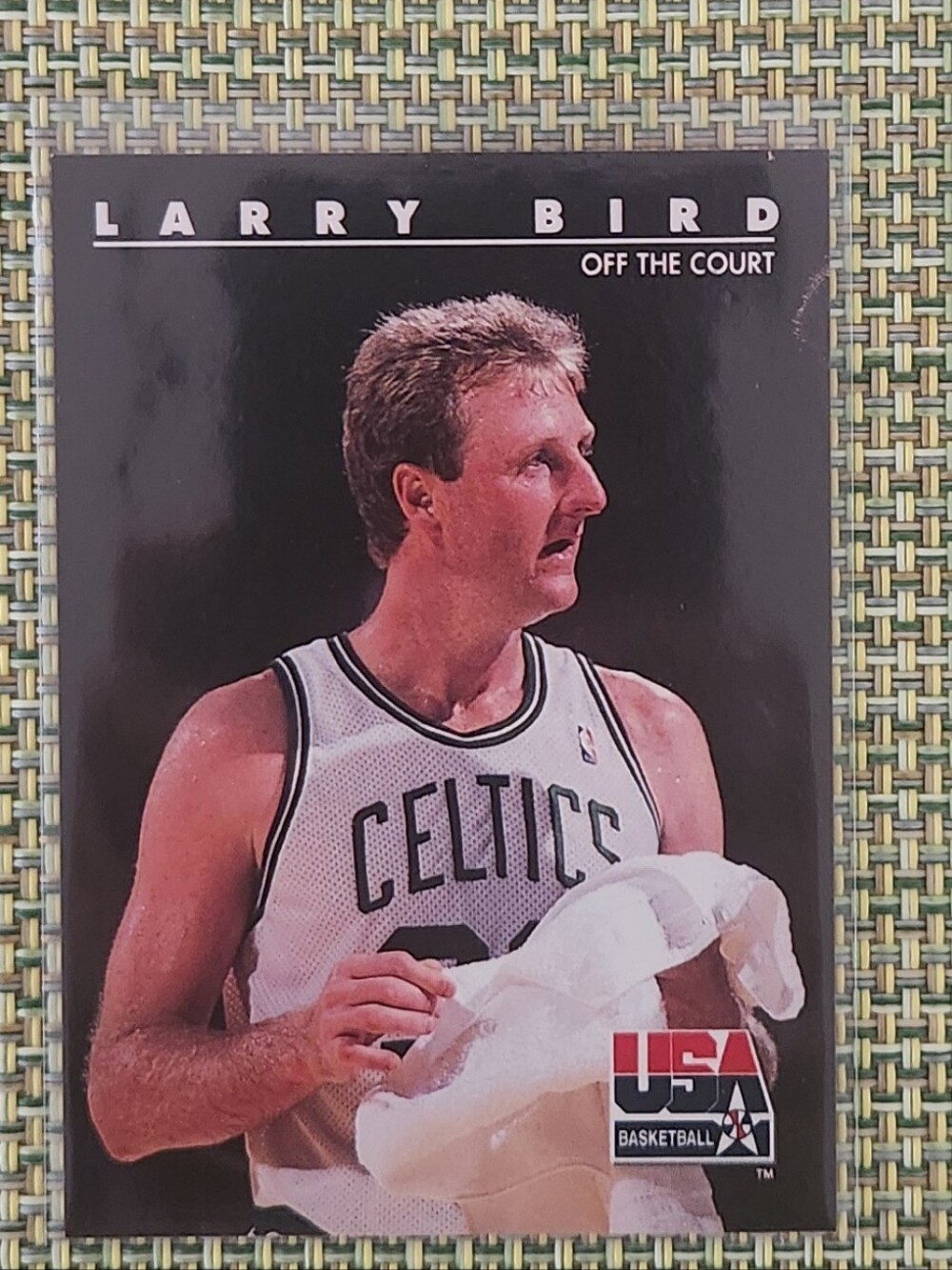 Larry Bird Off The Court Basketball Card